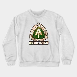 Appalachian Trail National Scenic Trail Virginia VA Rusted Crewneck Sweatshirt